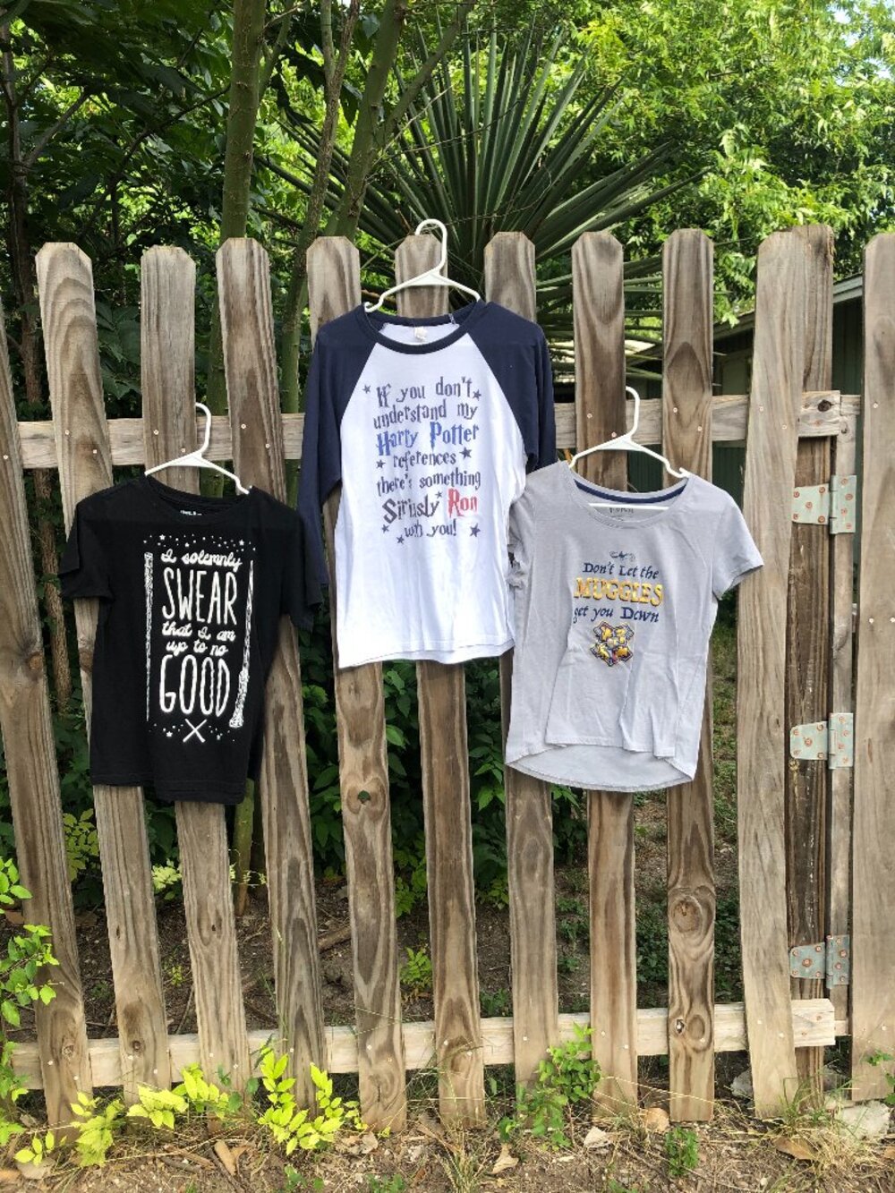 Harry Potter T-Shirt Bundle, Set of 3 Tees, Size Medium
